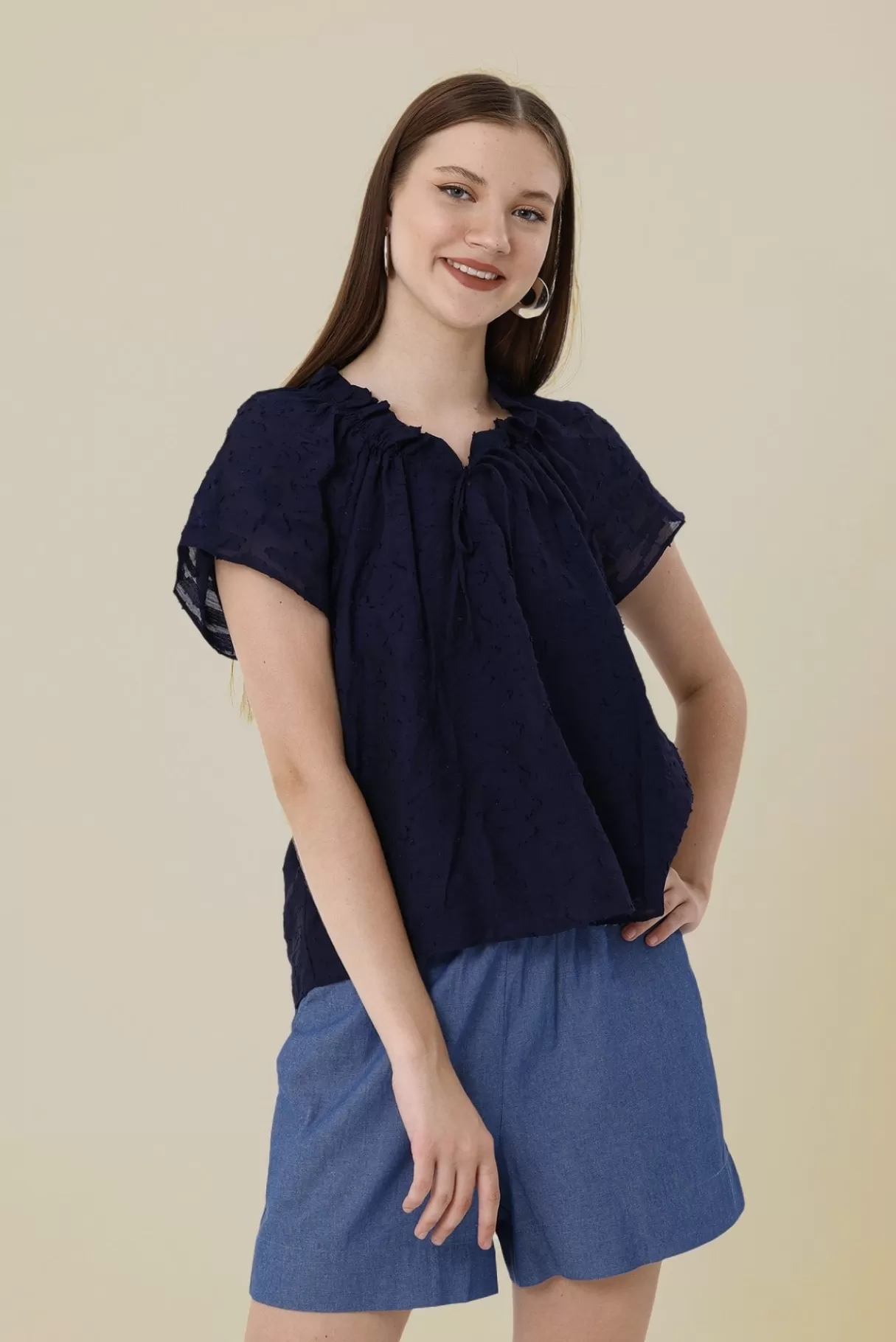 NAF NAF Blouses & Chemises^Blouse Canon Bleu