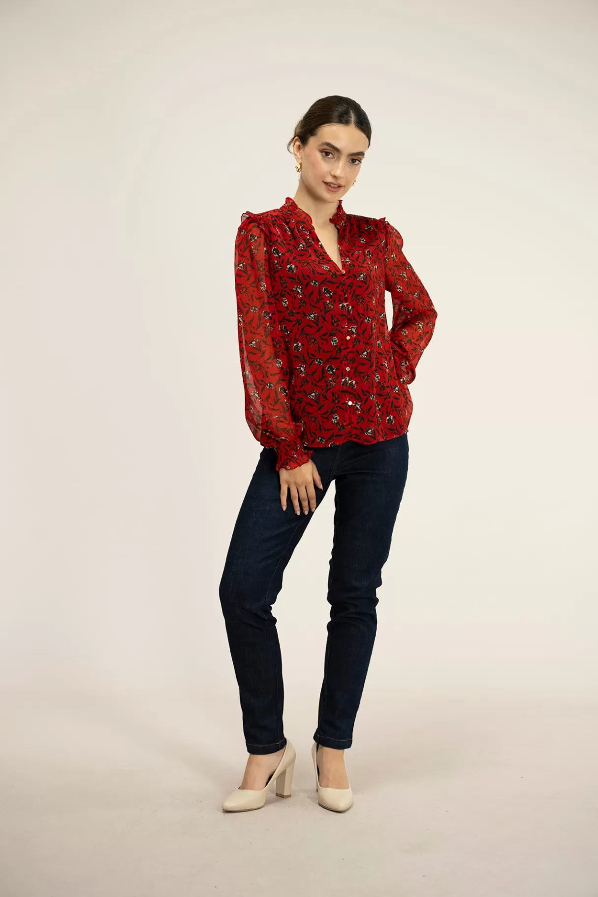 NAF NAF Blouses & Chemises^Chemise Camelot Rouge