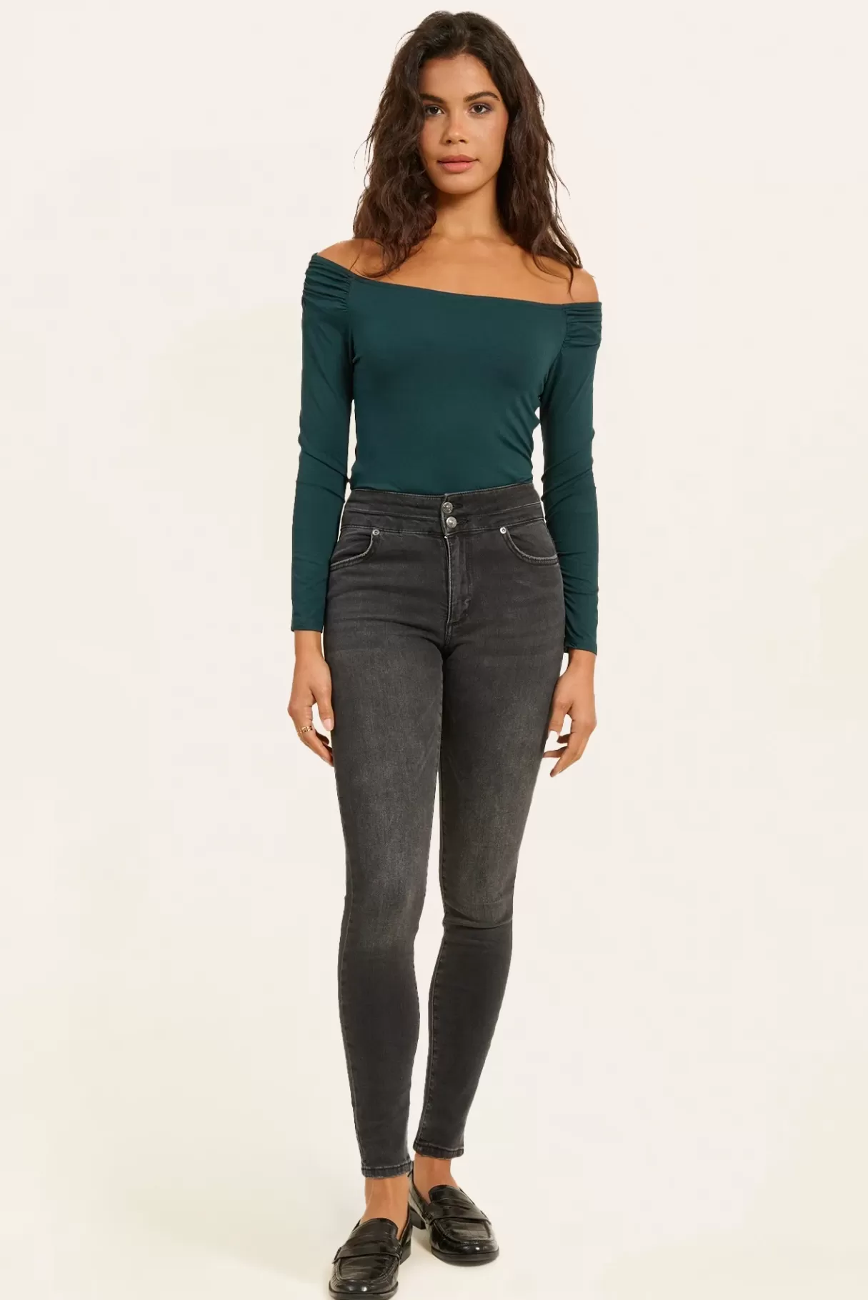 NAF NAF Jeans^Jean Skinny Denim Gris