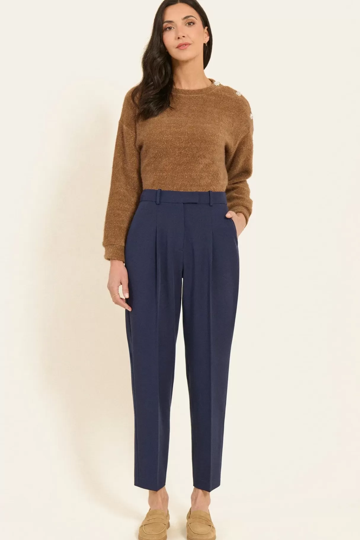 NAF NAF Pantalons^Pantalon Fanny Marine