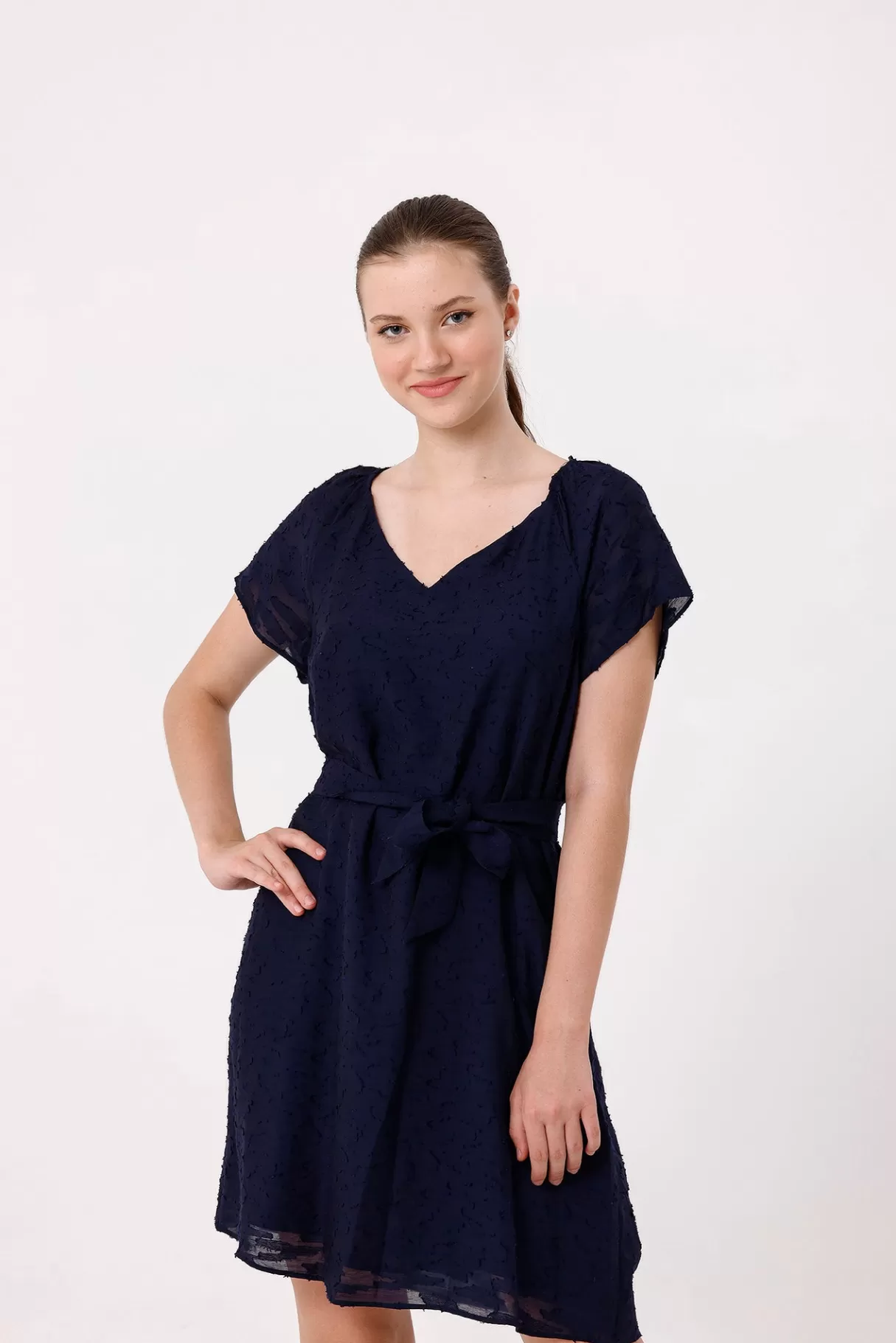 NAF NAF Robes^Robe Canon Bleu
