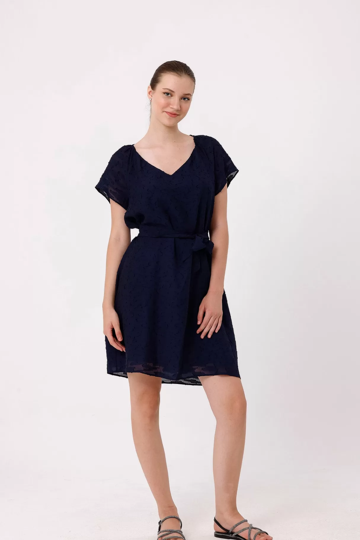NAF NAF Robes^Robe Canon Bleu