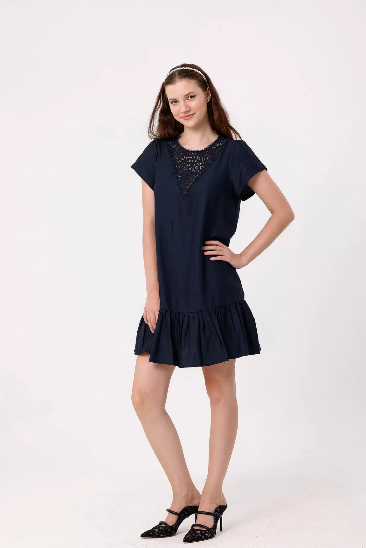 NAF NAF Robes^Robe Roney BleuMarine