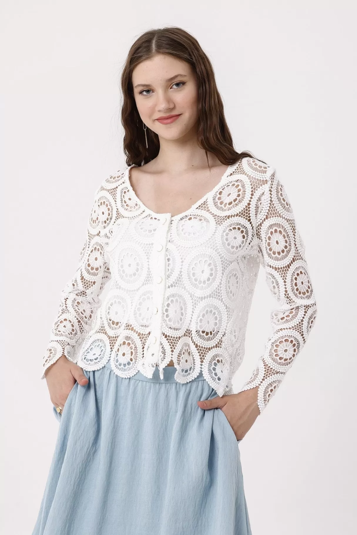 NAF NAF Blouses & Chemises^Top Brendi Blanccassé