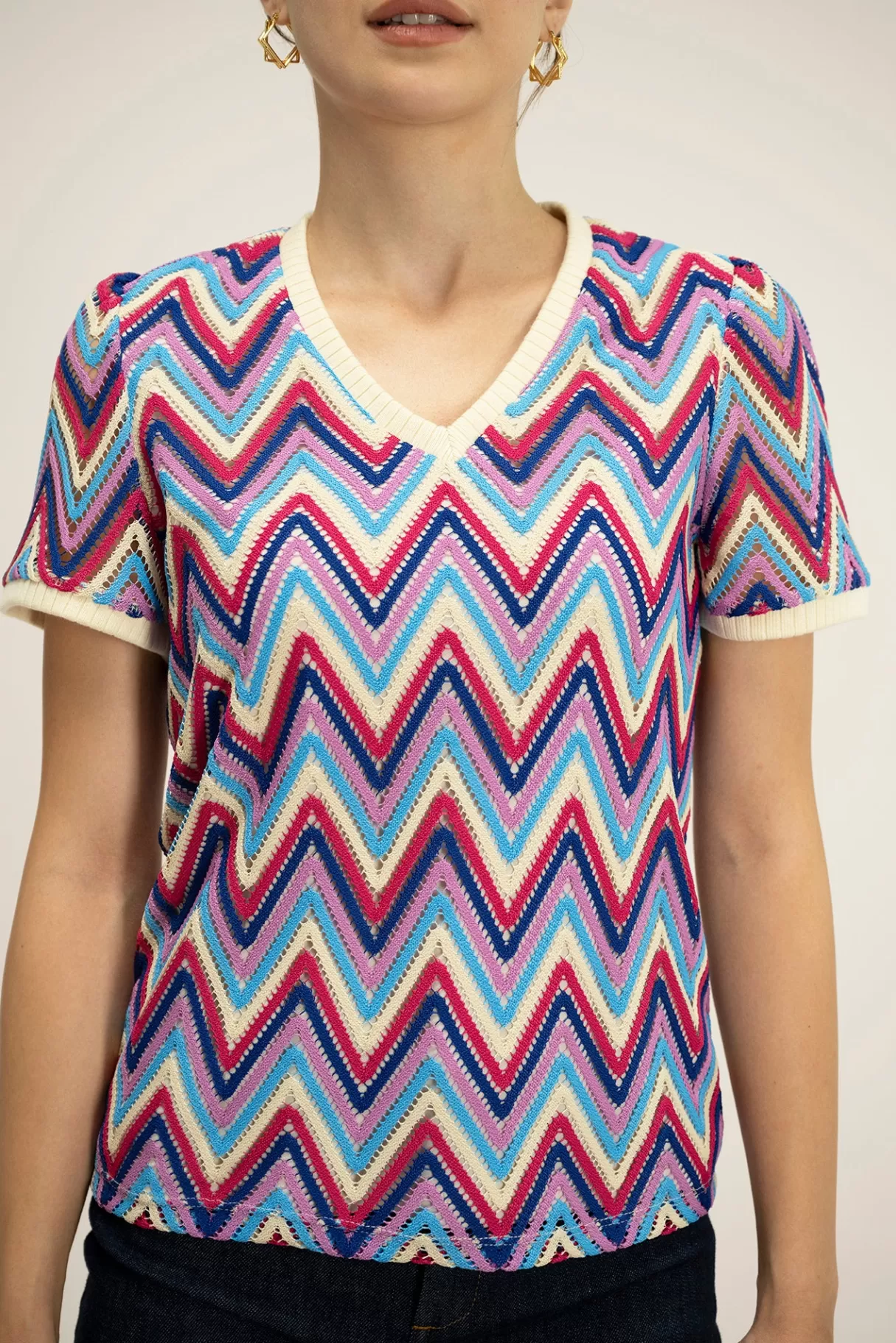 NAF NAF Tops & T-shirts^Top Zigy Multicolore